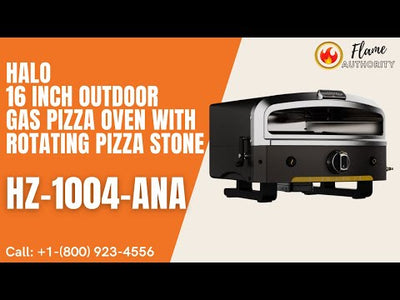 Halo 16 inch Outdoor Gas Pizza Oven with Rotating Pizza Stone HZ-1004-ANA