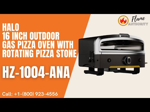 Halo 16 inch Outdoor Gas Pizza Oven with Rotating Pizza Stone HZ-1004-ANA