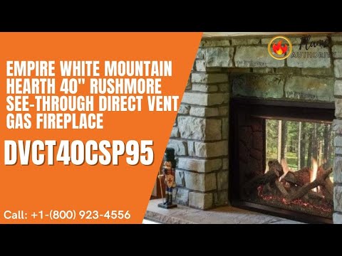 Empire WMH 40" Rushmore SeeThroughDirectVent Gas Fireplace DVCT40CSP95 ...