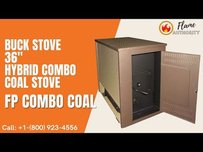 Buck Stove 36" Hybrid Combo Coal Stove FP COMBO COAL