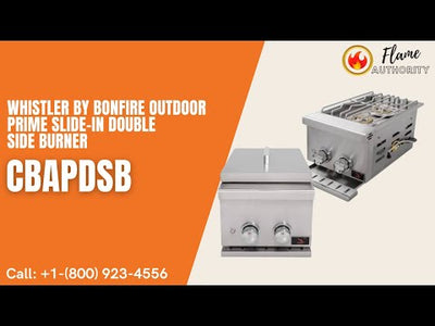 Whistler by Bonfire Outdoor Prime Slide-In Double Side Burner CBAPDSB