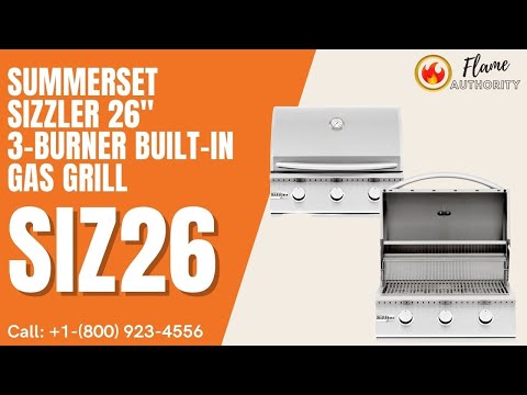 Summerset Sizzler 26" 3-Burner Built-In Gas Grill SIZ26