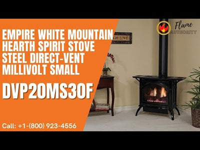 Empire White Mountain Hearth Spirit Stove Steel Direct-Vent Millivolt Small DVP20MS30F