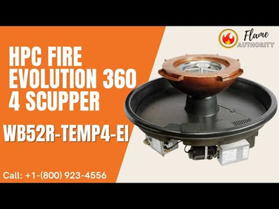 HPC Fire Evolution 360 4 Scupper WB52R-TEMP4-EI