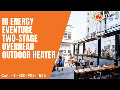 IR Energy 9ft evenTUBE Two-Stage Overhead Outdoor Heater ETS50