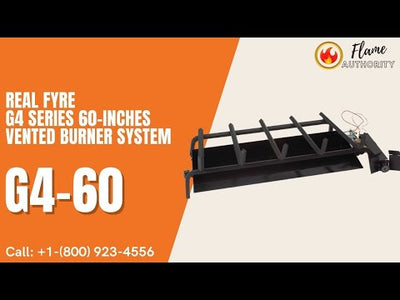 Real Fyre G4 Series 60-inches Vented Burner System G4-60