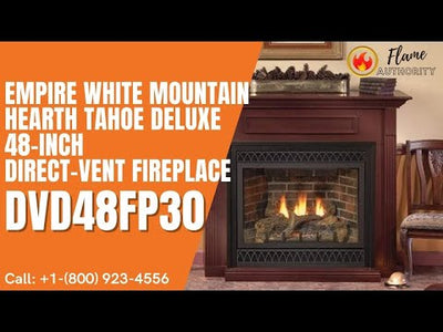 Empire White Mountain Hearth Tahoe Deluxe 48-inch Direct-Vent Fireplace DVD48FP30
