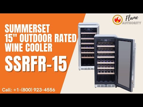 Summerset 15" Outdoor Rated Wine Cooler SSRFR-15