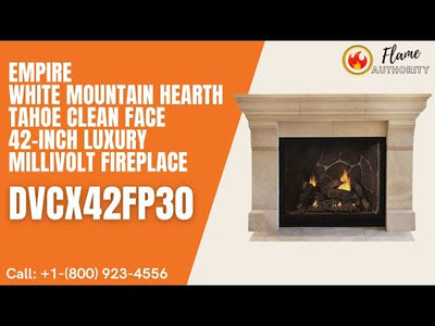 Empire White Mountain Hearth Tahoe Clean Face 42-inch Luxury Millivolt Fireplace DVCX42FP30