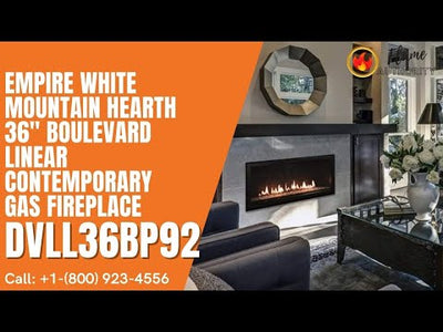 Empire White Mountain Hearth 36" Boulevard Linear Contemporary Gas Fireplace DVLL36BP92