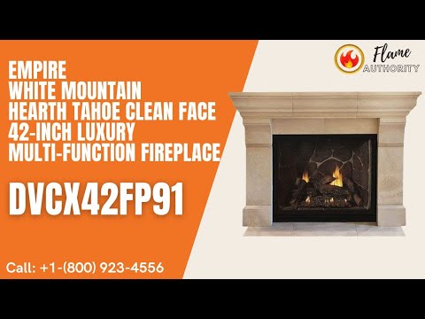 Empire White Mountain Hearth Tahoe Clean Face 42-inch Luxury Multi-Function Fireplace DVCX42FP91