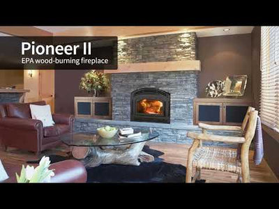 Majestic Pioneer II 40-inch Wood-Burning Fireplace PIONEER-II-C