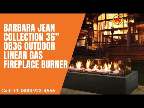 Barbara Jean Collection 36" OB36 Outdoor Linear Gas Fireplace Burner