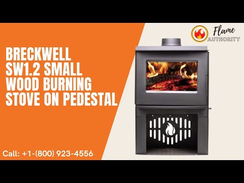 Breckwell SW1.2 Small Wood Burning Stove on Pedestal