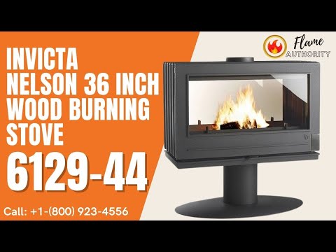 Invicta Nelson 36 Inch Wood Burning Stove 6129-44