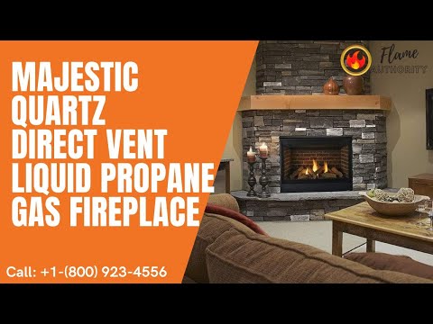 Majestic Quartz 32" Direct Vent Liquid Propane Gas Fireplace QUARTZ32IL