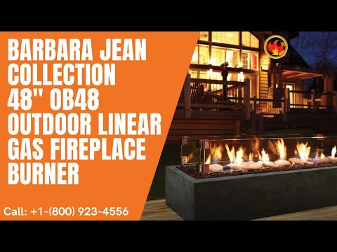 Barbara Jean Collection 48" OB48 Outdoor Linear Gas Fireplace Burner