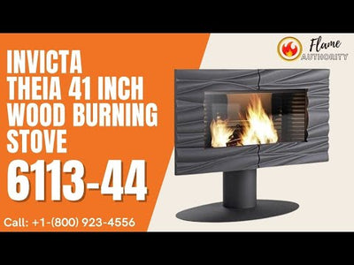 Invicta Theia 41 Inch Wood Burning Stove 6113-44