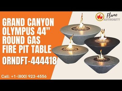 Grand Canyon Olympus 44" Round Gas Fire Pit Table ORNDFT-444418