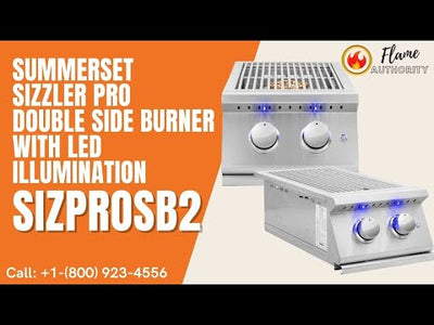 Summerset Sizzler Pro Double Side Burner with LED Illumination - SIZPROSB2