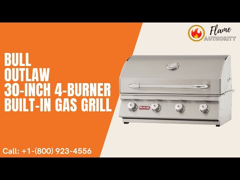 Bull Outlaw 30-Inch 4-Burner Built-In Gas Grill