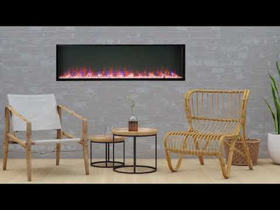 SimpliFire Forum 55-inch Electric Outdoor Fireplace SF-OD55