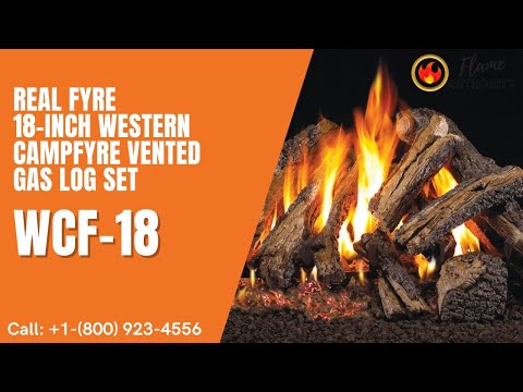 Real Fyre 18-inch Western Campfyre Vented Gas Log Set - WCF-18