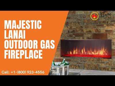 Majestic Lanai 51" Outdoor Gas Fireplace ODLANAIG-51