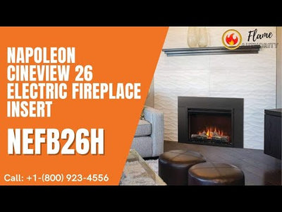 Napoleon Cineview 26 Electric Fireplace Insert Nefb26H