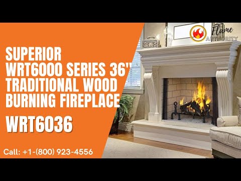 Superior WRT6000 Series 36" Traditional Wood Burning Fireplace WRT6036