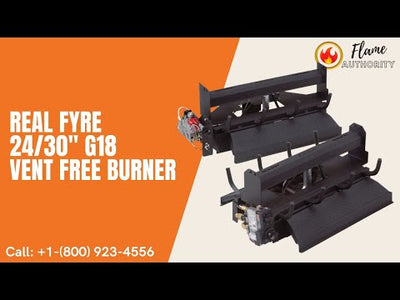 Real Fyre 24/30" G18 Vent Free Burner G18-24/30