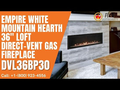 Empire White Mountain Hearth 36" Loft Direct-Vent Gas Fireplace DVL36BP30