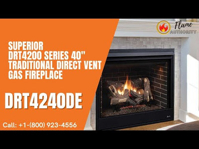 Superior DRT4200 Series 40" Traditional Direct Vent Gas Fireplace DRT4240DE