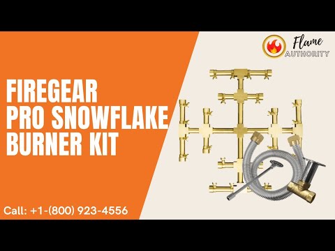 Firegear Pro Snowflake 11-inch Burner Kit FG-PSBR-SF11-K