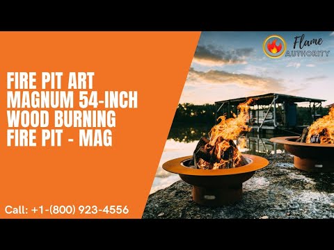Fire Pit Art Magnum 54-inch Wood Burning Fire Pit - MAG