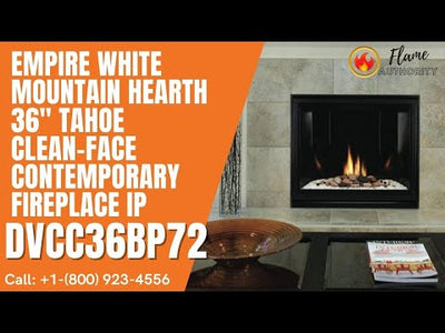 Empire White Mountain Hearth 36" Tahoe Clean-Face Contemporary Fireplace IP DVCC36BP72