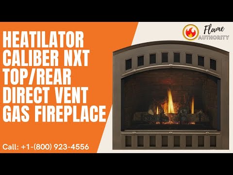 Heatilator Caliber nXt 36" Top/Rear Direct Vent Gas Fireplace CNXT4236IFT