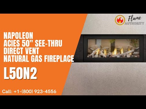 Napoleon Acies 50" See-Thru Direct Vent Natural Gas Fireplace L50N2