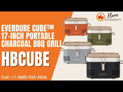 Everdure CUBE™ 17-Inch Portable Charcoal BBQ Grill - HBCUBE