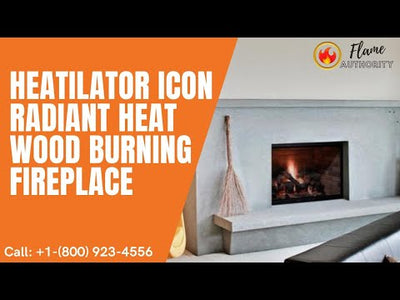 Heatilator Icon 100 50" Radiant Heat Wood Burning Fireplace I100