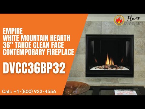 Empire White Mountain Hearth 36" Tahoe Clean Face Contemporary Fireplace DVCC36BP32