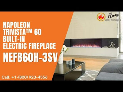 Napoleon Trivista™ 60 Built-In Electric Fireplace NEFB60H-3SV
