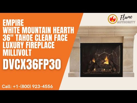 Empire White Mountain Hearth 36" Tahoe Clean Face Luxury Fireplace Millivolt DVCX36FP30