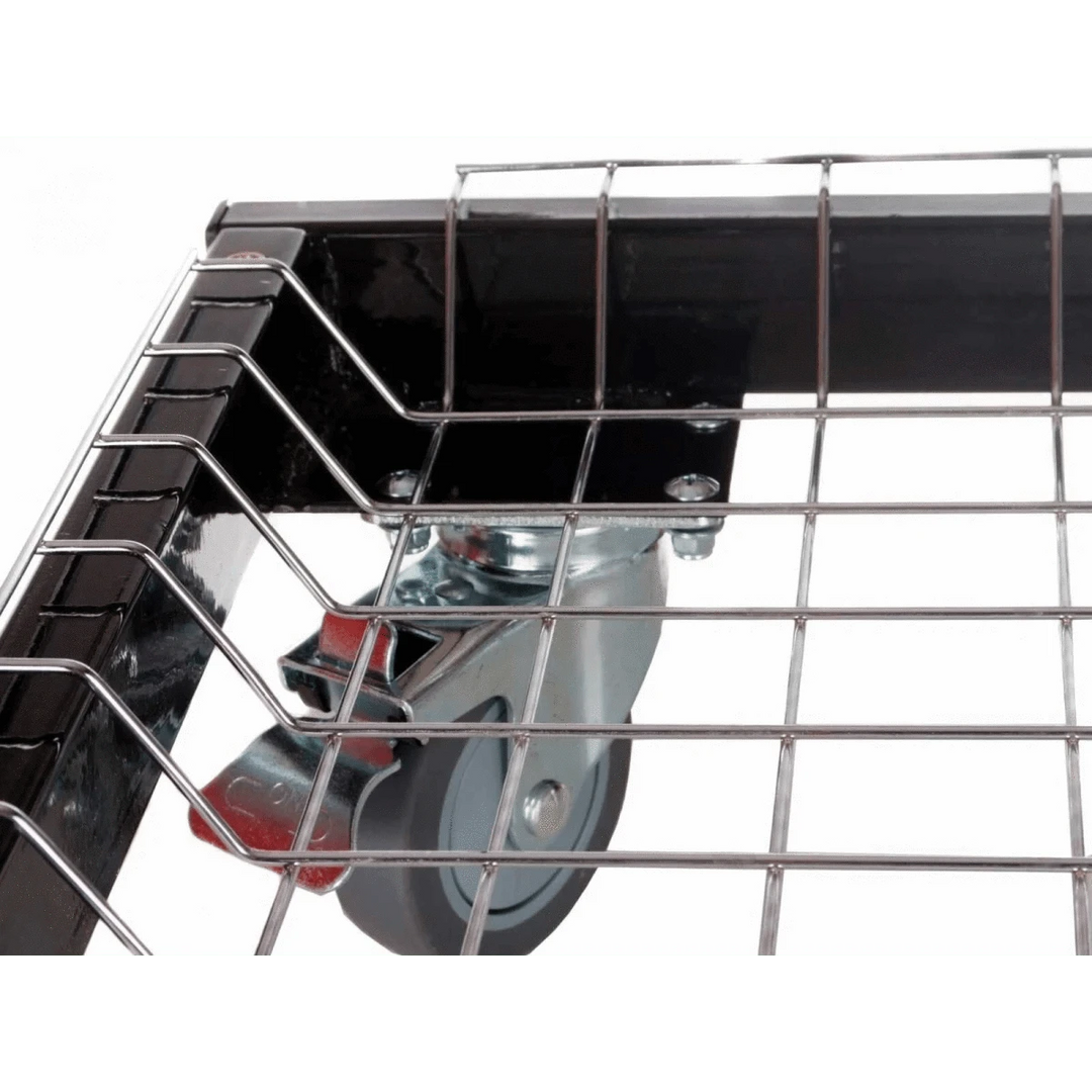 Primo Steel Cart With Stainless Steel Side Tables PG00372 Grill Accessories PG00372 Flame Authority