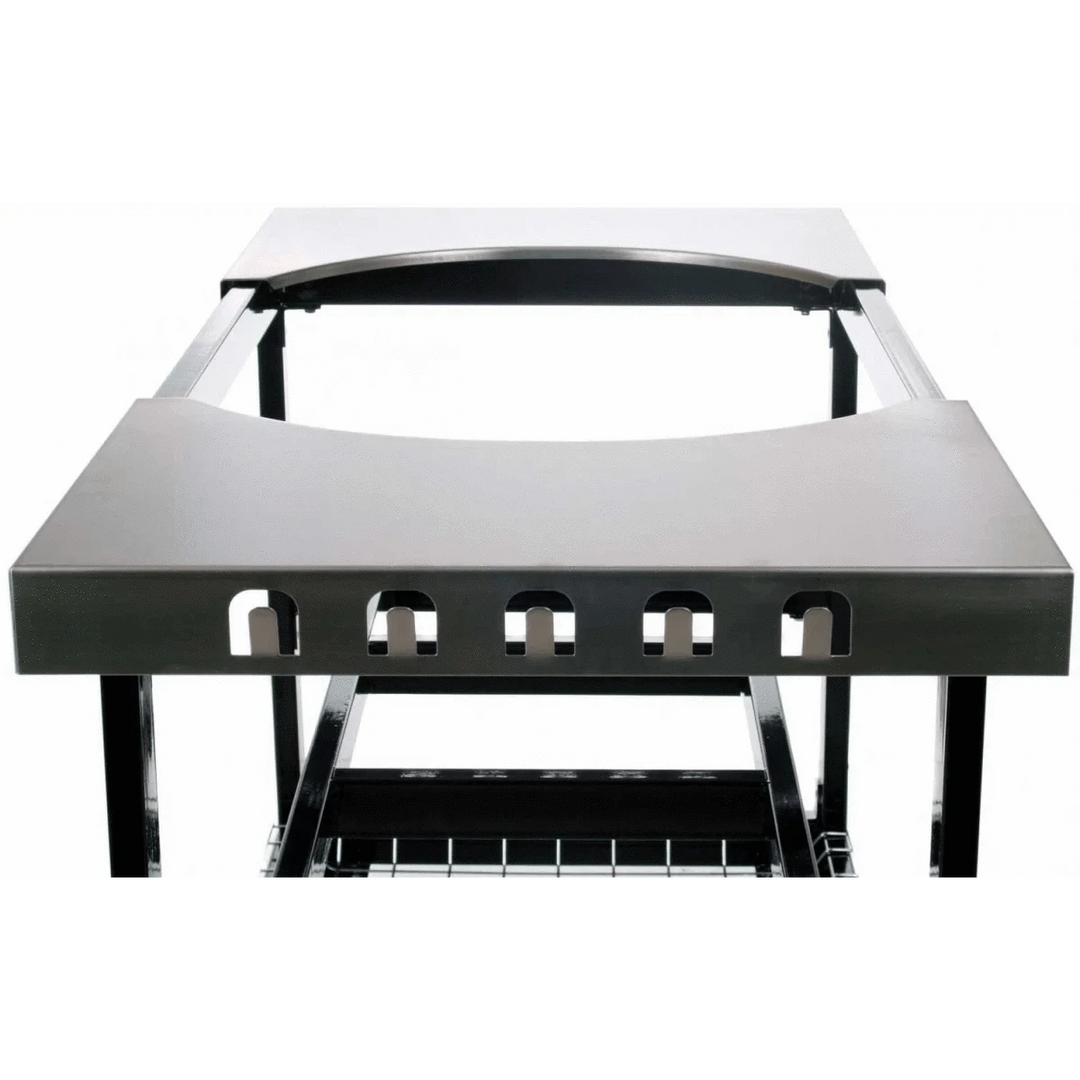 Primo Steel Cart With Stainless Steel Side Tables PG00372 Grill Accessories PG00372 Flame Authority