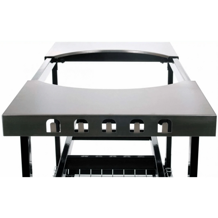 Primo Steel Cart With Stainless Steel Side Tables PG00372 Grill Accessories PG00372 Flame Authority