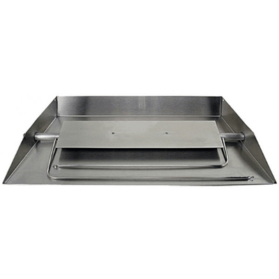 Rasmussen 12" CXF Stainless Steel Custom Embers Tapered Pan Vented Burner Fireplace Burners Flame Authority