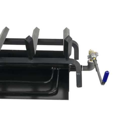 Rasmussen 15" Flaming Ember XTRA Vented Burner and Grate Hearth Kit Fireplace Burners B15FXH-N Flame Authority