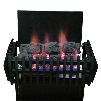 Rasmussen 16.875" Small CoalFire Vent-Free Set with Classic Basket CoalFire Vent-Free Set CLAS-A-C9A-ME-N Flame Authority