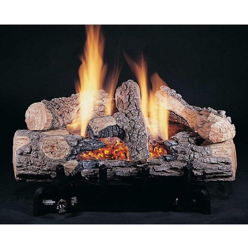 Rasmussen 18" C7 Chillbuster Evening Embers Vent-Free Gas Logs Log Set HG18 Flame Authority